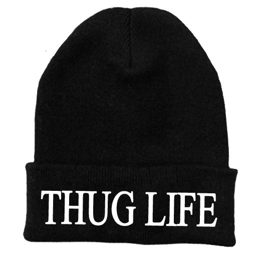 TUPAC4EVA — THUG LIFE Beanie