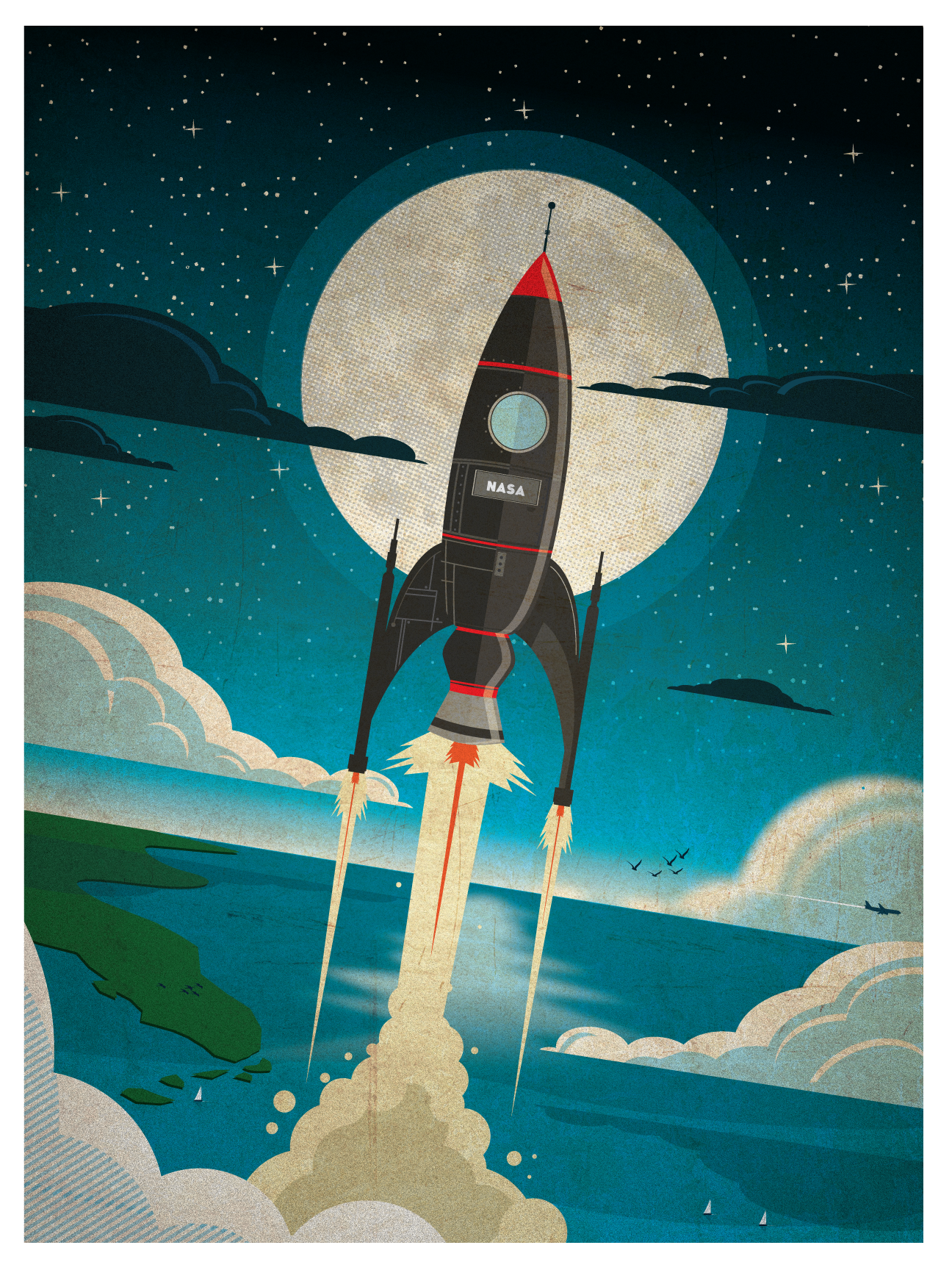 IdeaStorm Studio Store — Rocket to the Moon!