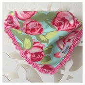 Image of Rose Frill Dribble Bib