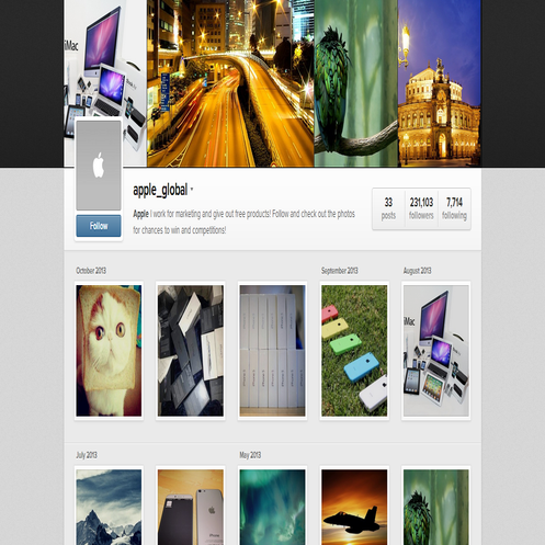 230,000+ Instagram Account @Apple_global / Instagram - 1000 x 497 png 549kB