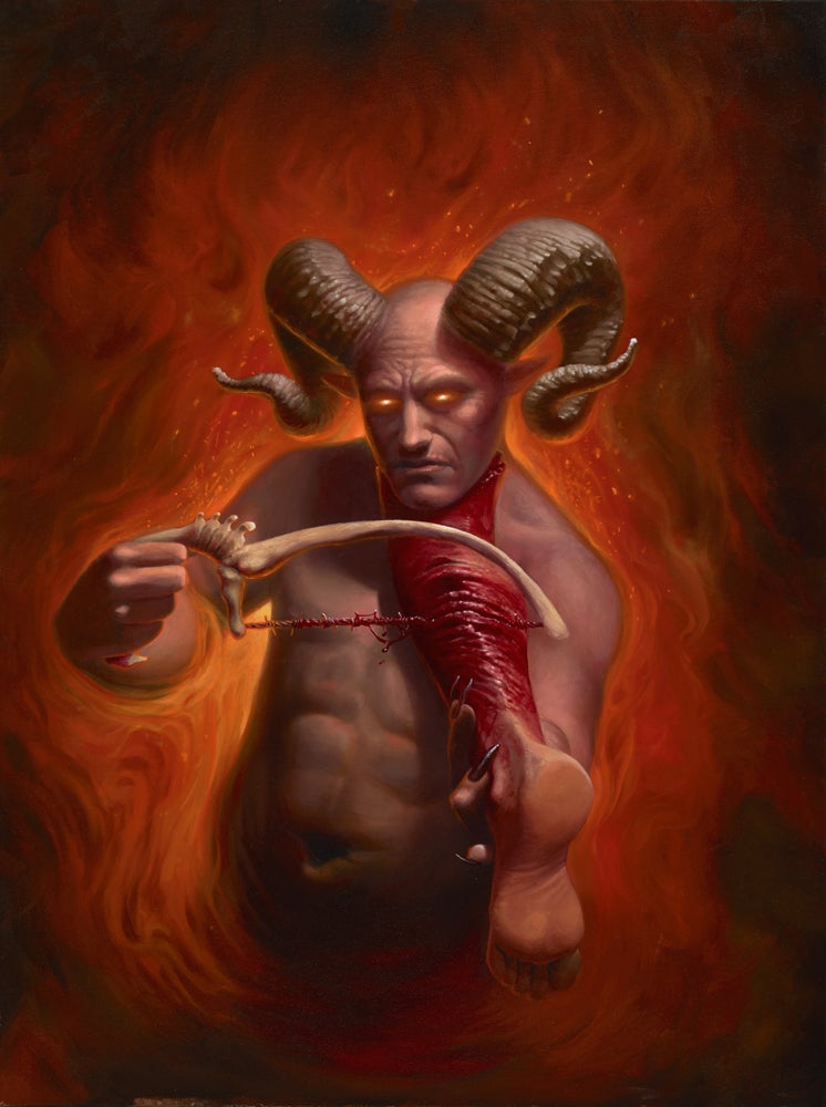 Paul Holbrecht » Metal Engraving Josh Duffy Tattoo — Mephistopheles