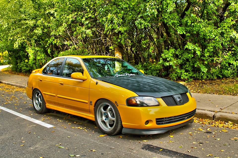 (B15) Type R Polyurethane Front Lip 04-06 Sentra (All Trim) / Sentra ...