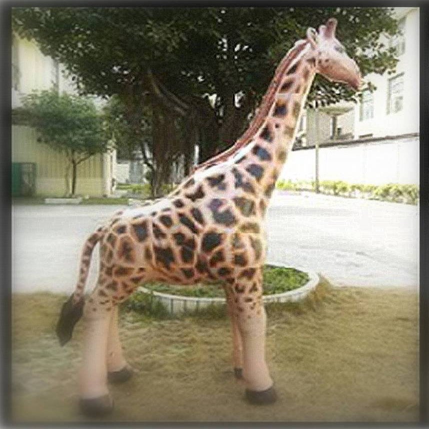 large inflatable giraffe