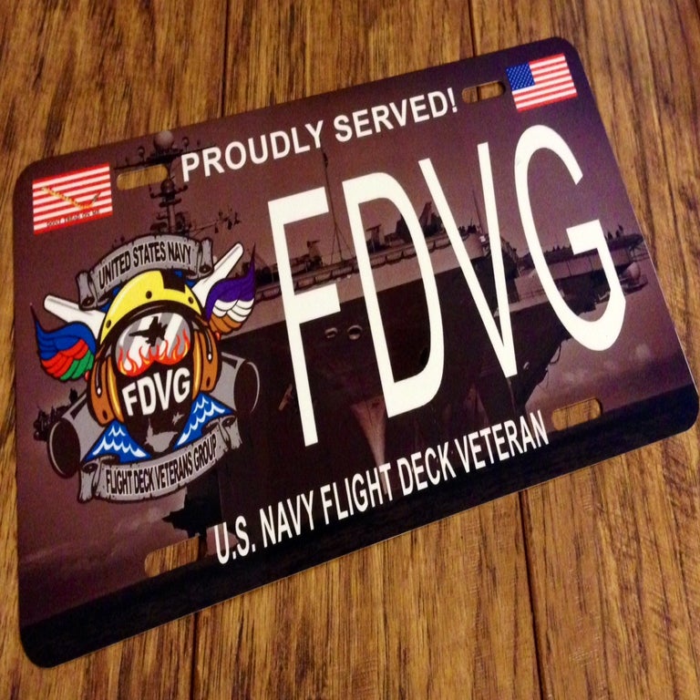 Flight Deck Veterans Group — License Plates