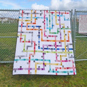 Image of TOKYO SUBWAY MAP QUILTS pdf quilt pattern
