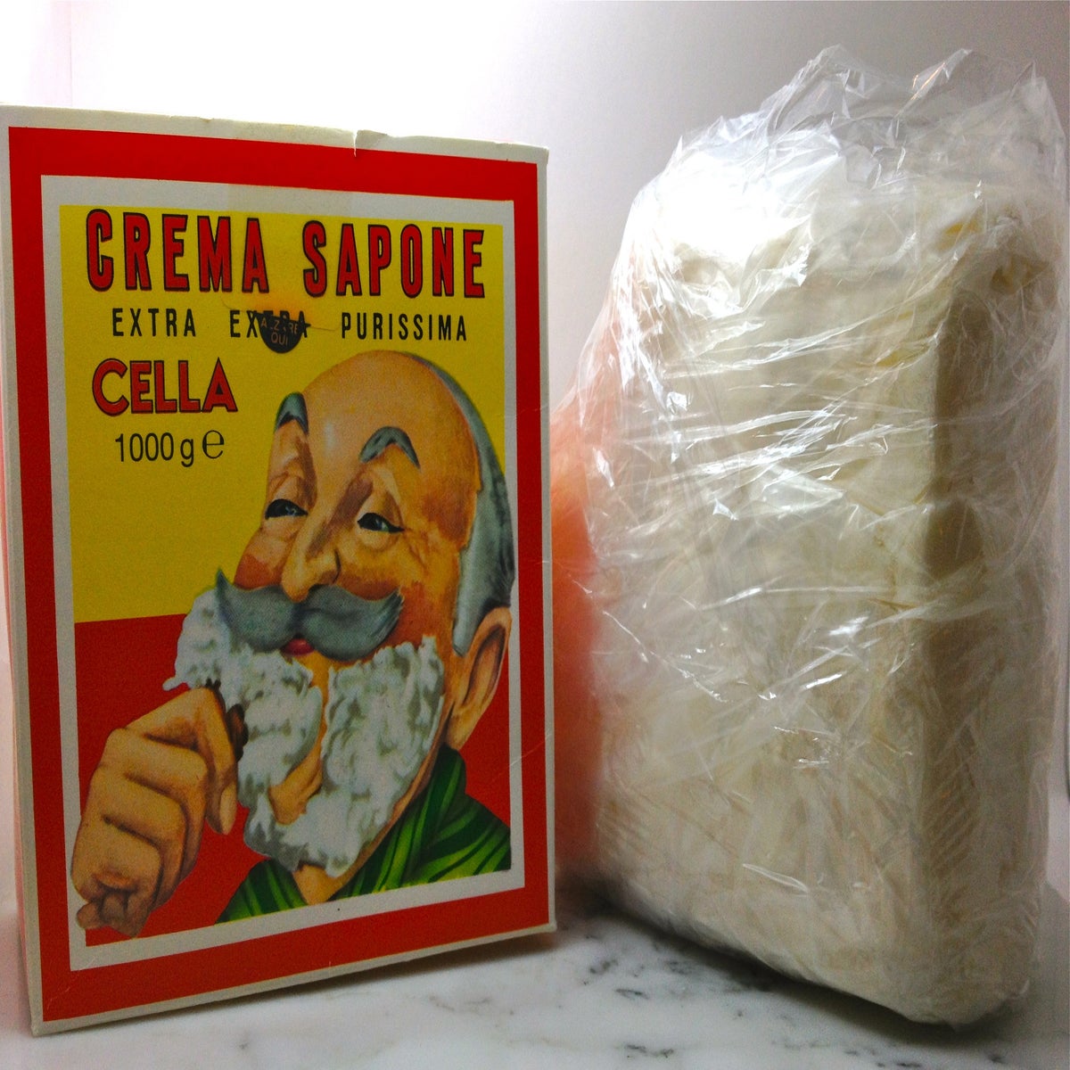 Cella Extra Extra Purissma Shaving Soap 4 oz piece / Shave Ready