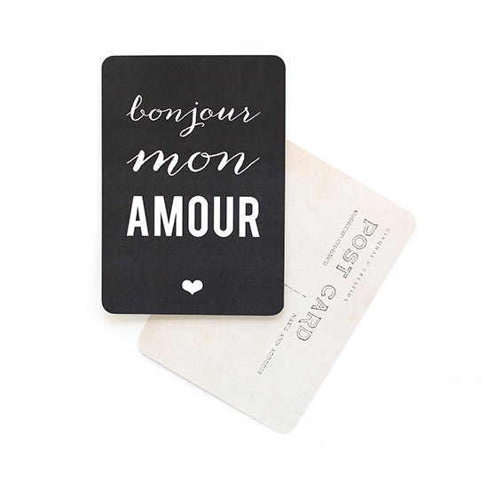 Carte Postale - Amour - Vintage Paper - Little marmaille