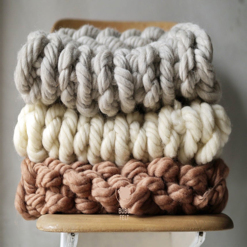 "Twisted" braided blankets90zł27USD34AUD / BOBO FELT