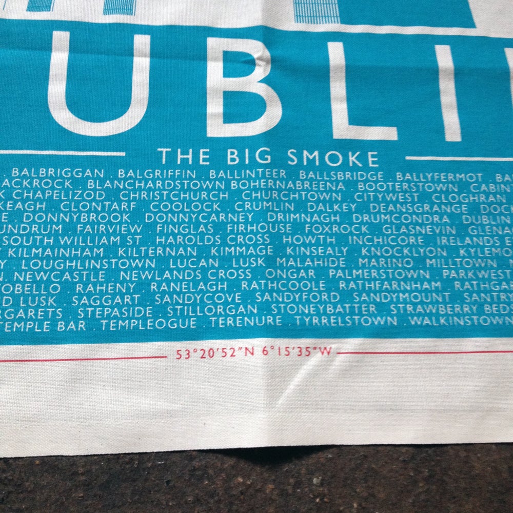 Image of Pigeon house tea towel