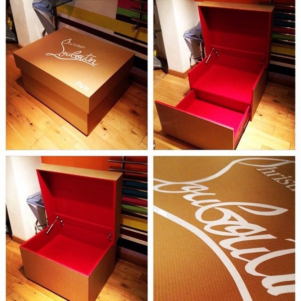 Cu$tom Designs — Custom Designer Shoe Box Chest