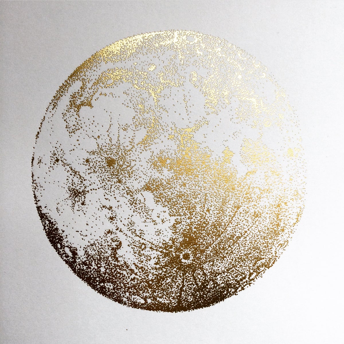 Gold Full Moon Sabrina Kaïci Drawings