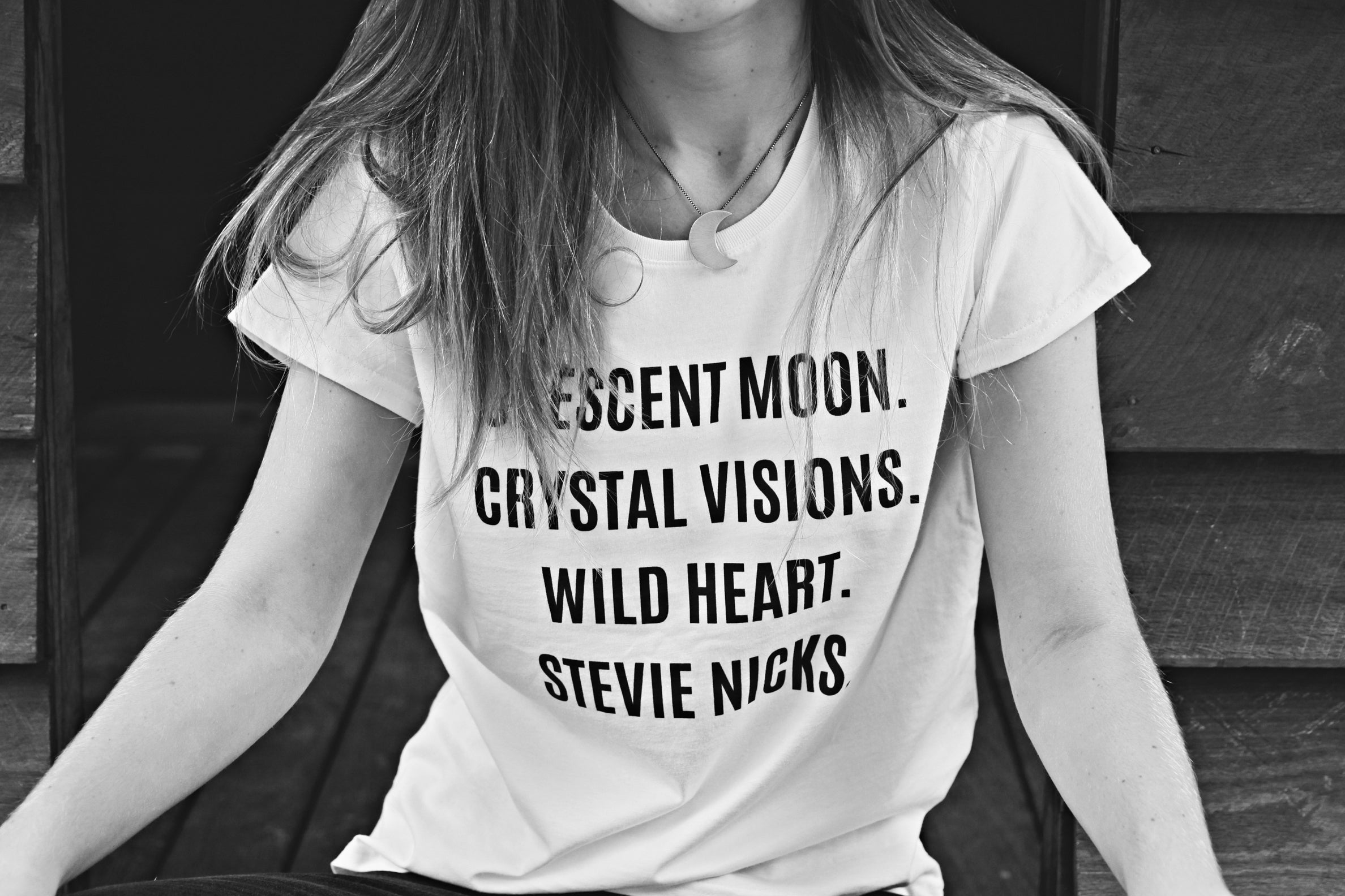 crescent moon crytal visions wild heart stevie nicks plus size tshirt