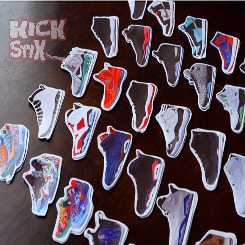 big shoes cartel custom Kick Stickers Stickers Stix Sneaker Sneaker â€” Custom