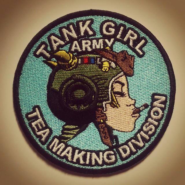 Tank Girl Tea Making Division Patch (with signed card!) / TANK GIRL