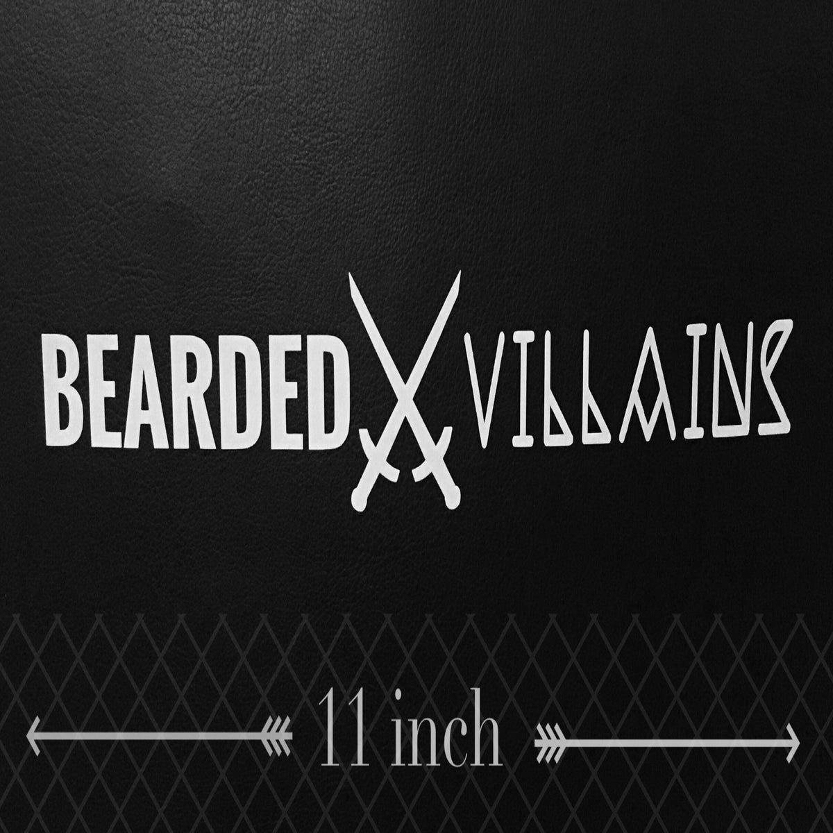 out w cut Sticker BEARDEDâVILLAINS / BEARDED VILLAINS Logo out w cut Sticker BEARDEDâVILLAINS / BEARDED VILLAINS Logo