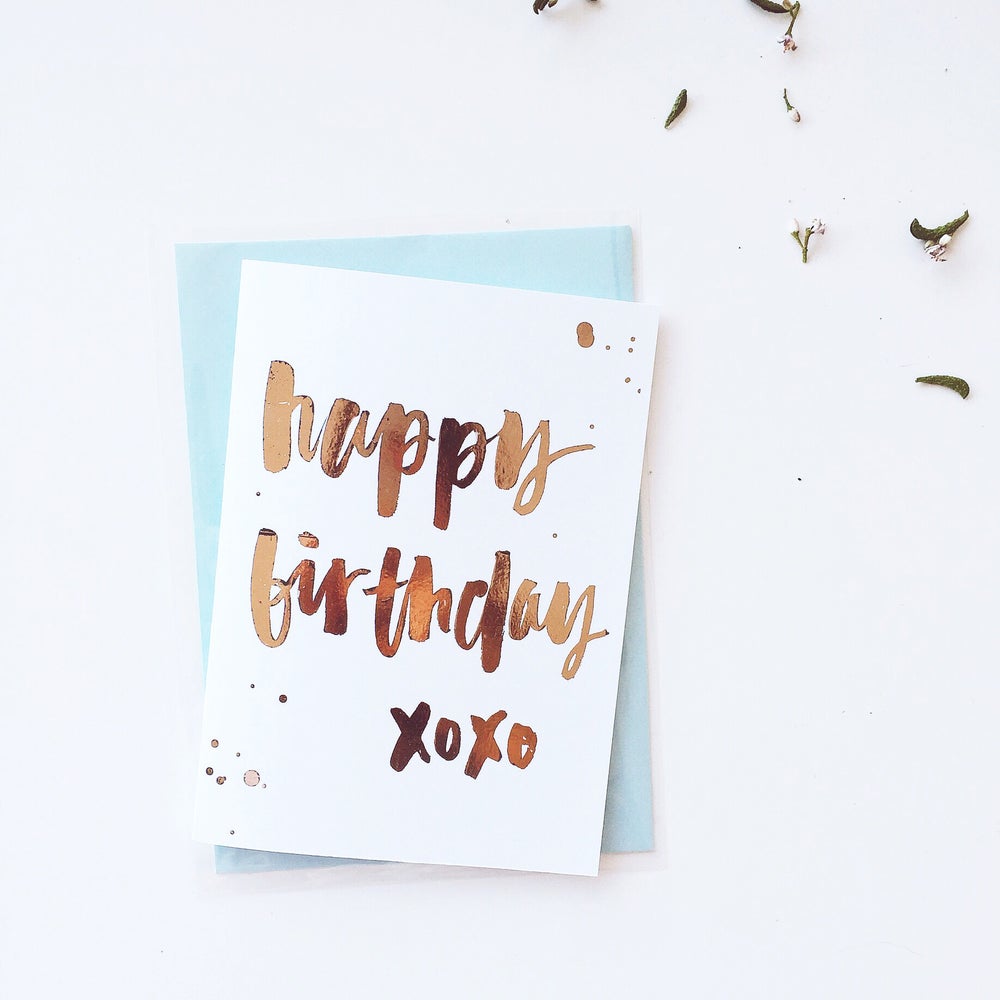 Helen li — Happy Birthday Greeting Card - Hand Made Rose 