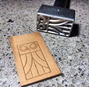 stamps cold leather embossing