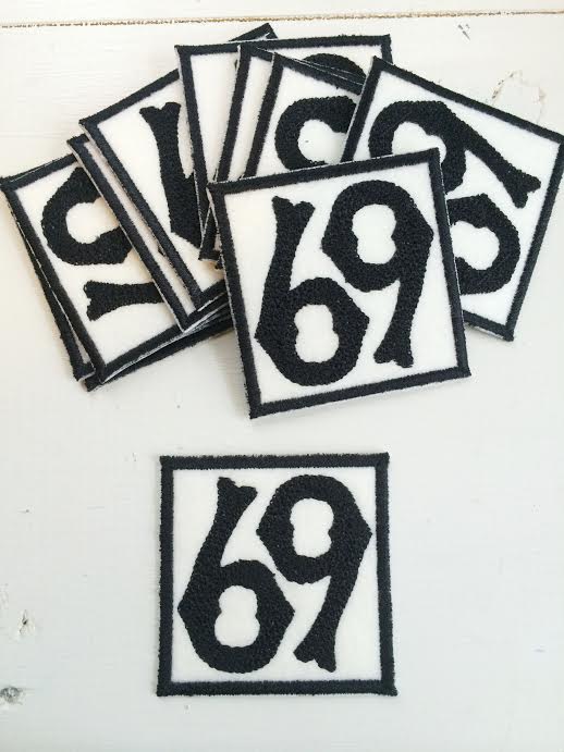 Image of 69 Chain Stitched Patch