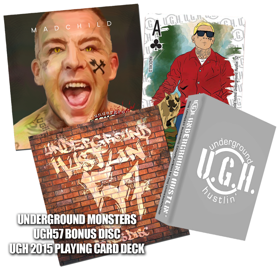 Image of MADCHILD - Underground Monsters, UGH57 + 2015 UGH Deck feat Madchild