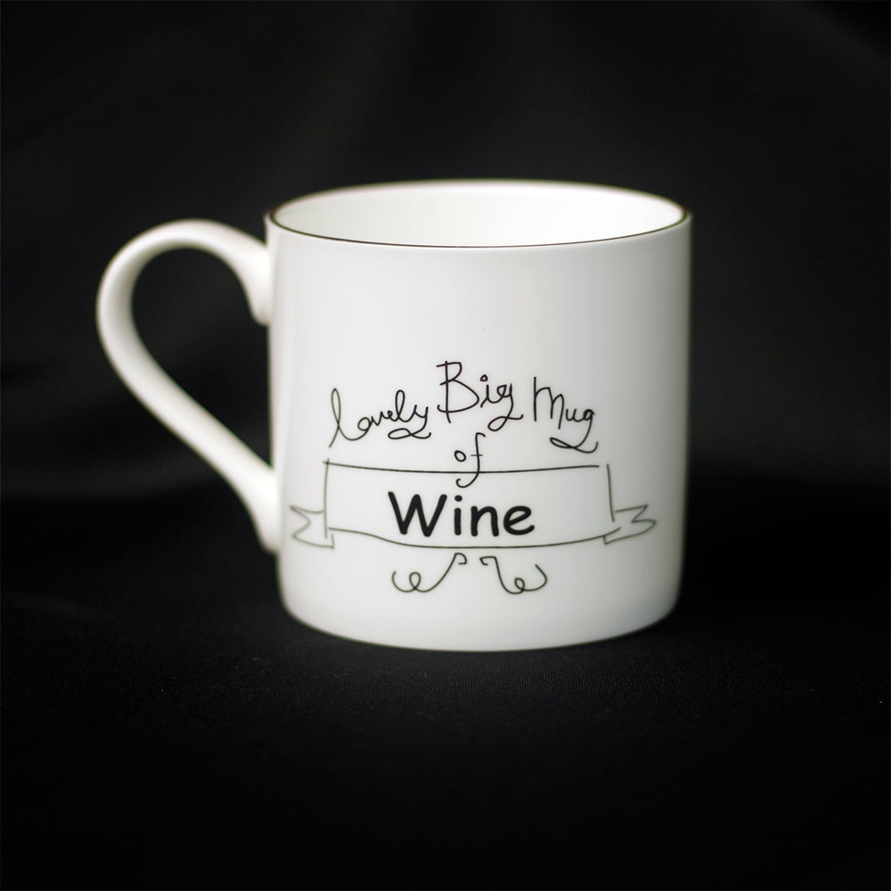 Image of LOVELY BIG MUG OF WINE