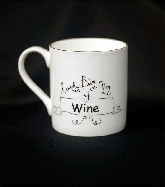 Image of LOVELY BIG MUG OF WINE