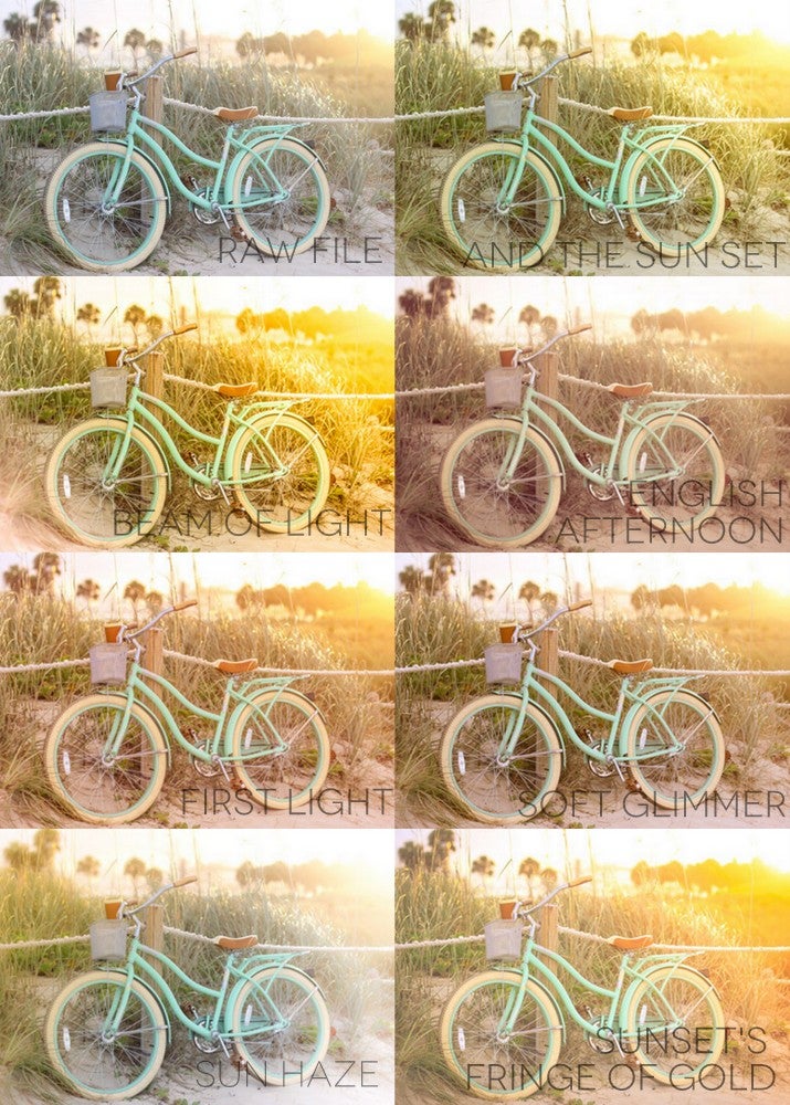 Image of Sunset's Fringe of Gold Lightroom Preset Collection