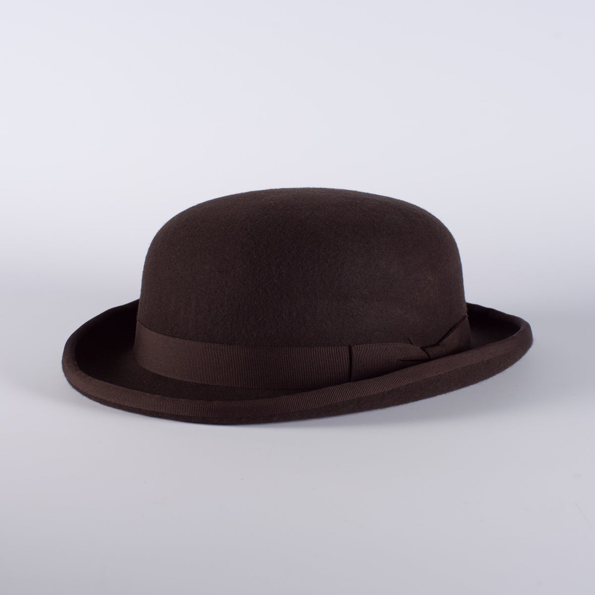 Brown Bowler hat Bespoke Designer Headwear Feathered Fantasy