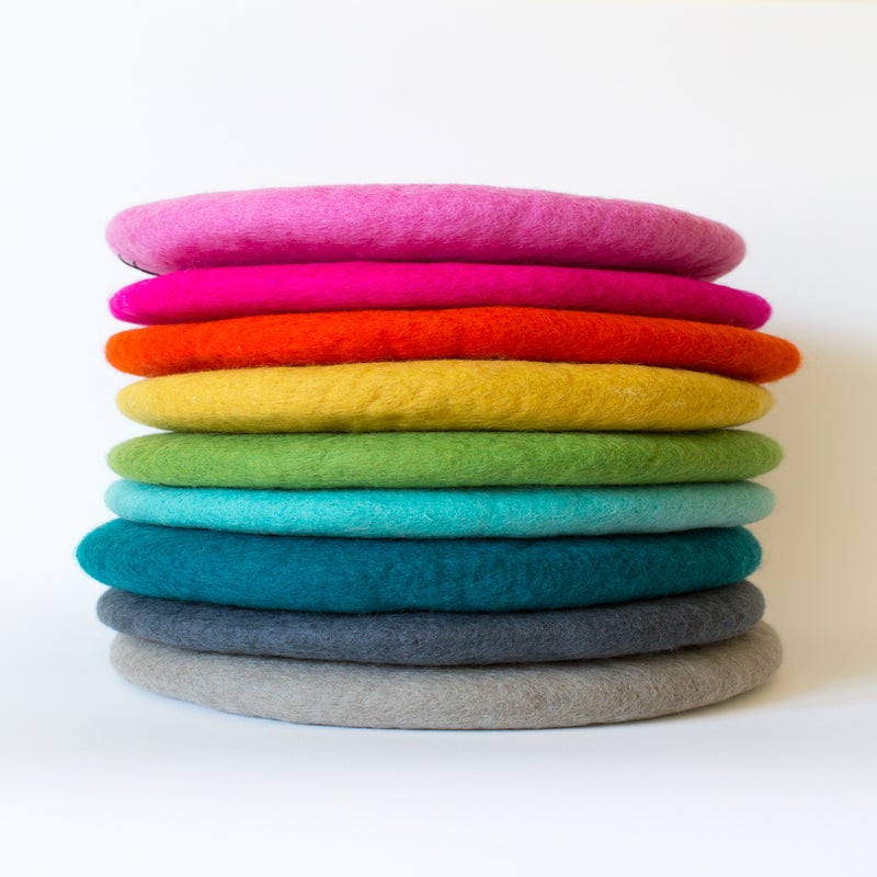 Misery Guts — Tush Cush - Felted NZ wool cushions (Now avail in 10 colours)