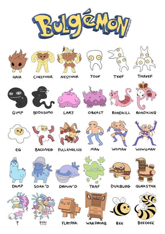 Image of Bulgémon - SIGNED PRINTS