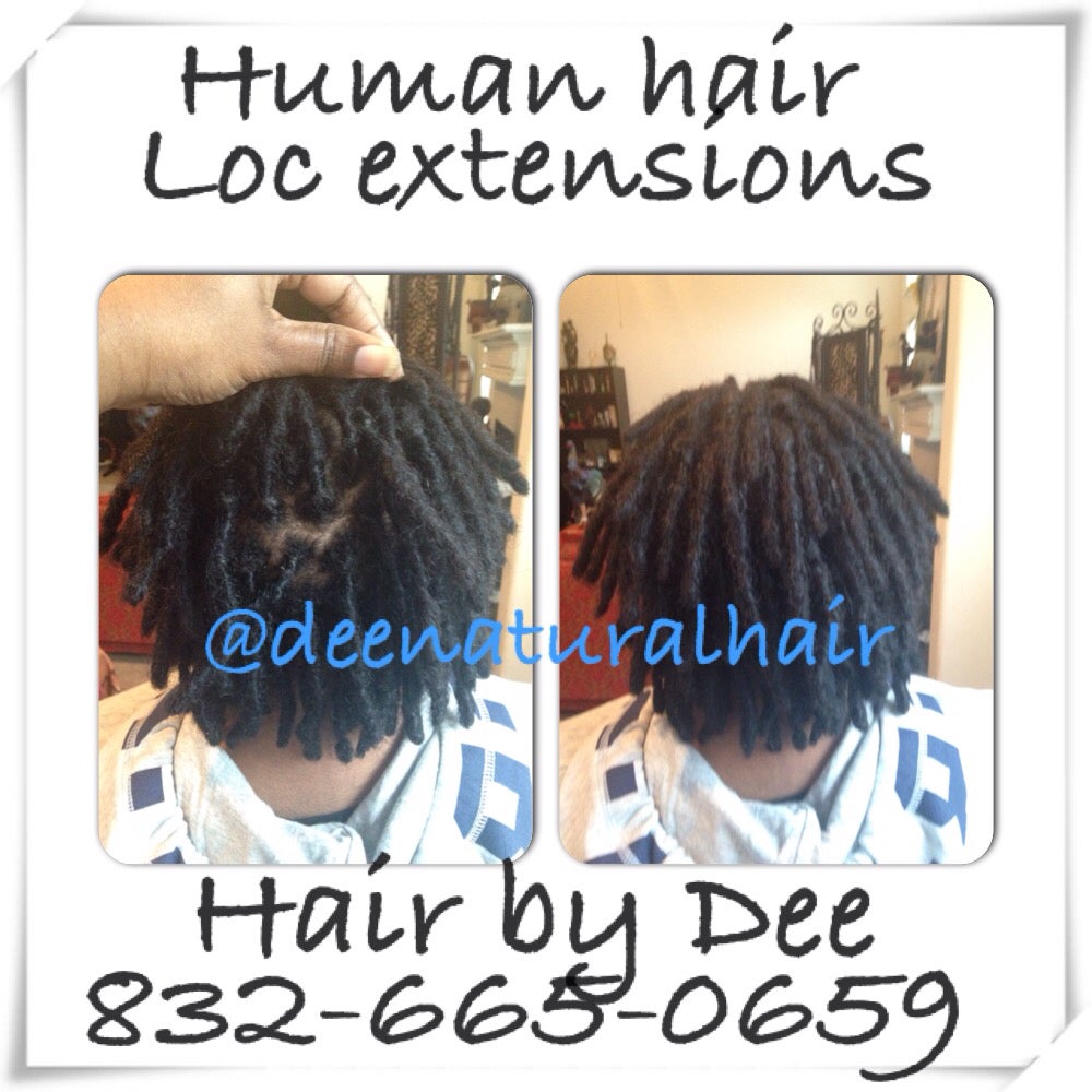 Dee Natural Hair Human Hair Loc Extensions