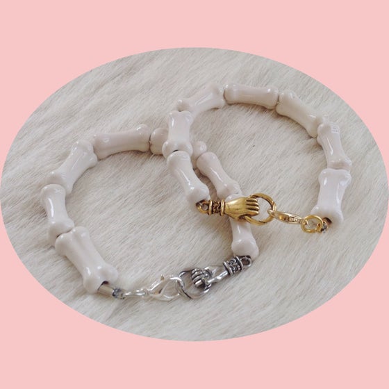 Image of Ceramic bone bracelet