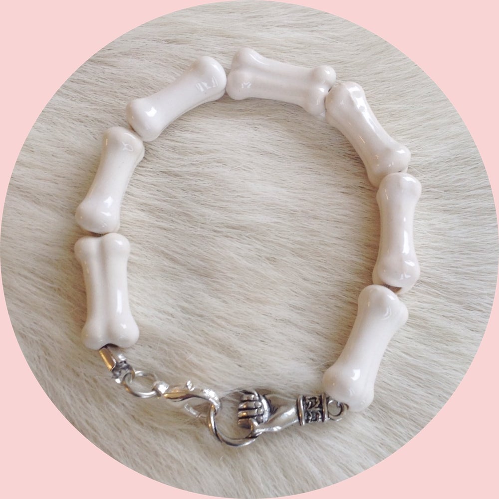 Image of Ceramic bone bracelet