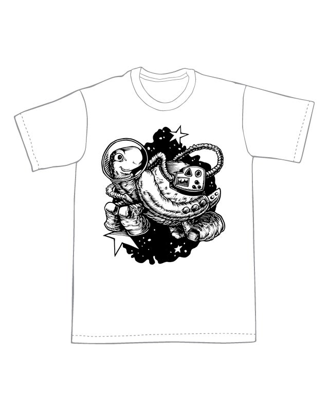 Image of Space Turtle T-shirt **FREE SHIPPING**