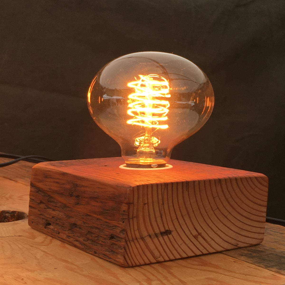 Bengston Woodworks — Wood Block Lamps