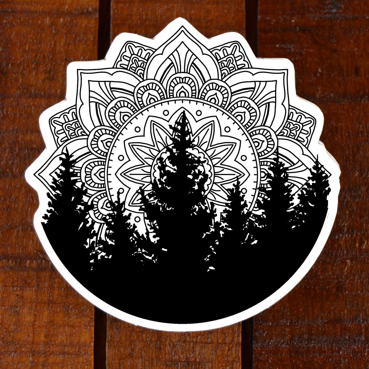 Tree Mandala Sticker / Tyler Hays Illustration