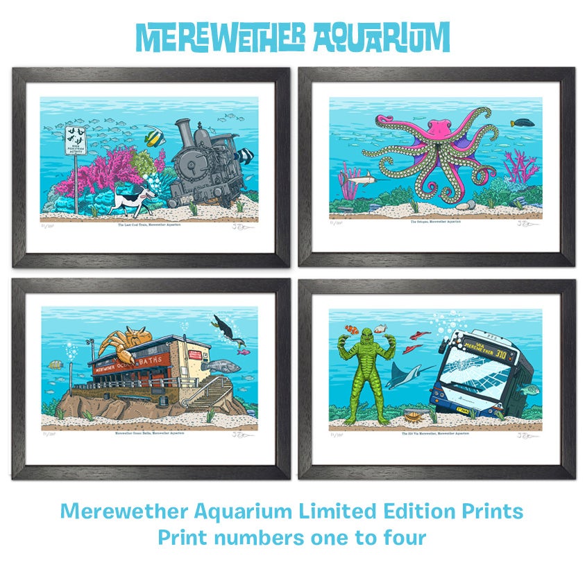 Image of 1. Merewether Aquarium A4 digital prints one to four