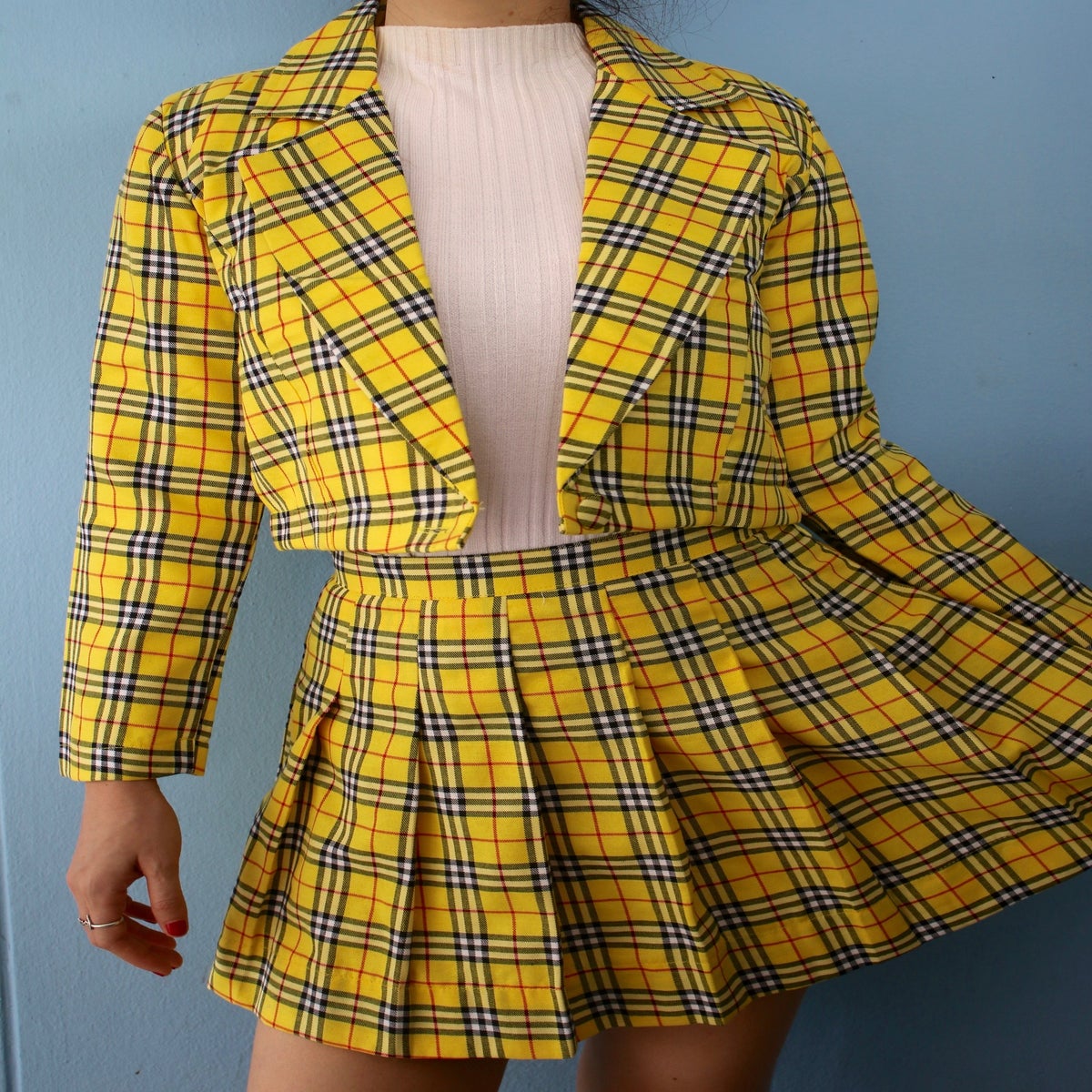 Glitters For Dinner — Clueless Inspired Tartan Outfits