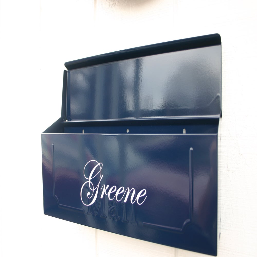 TheBusBox — Navy Blue Painted Mailbox by TheBusBox Choose your color