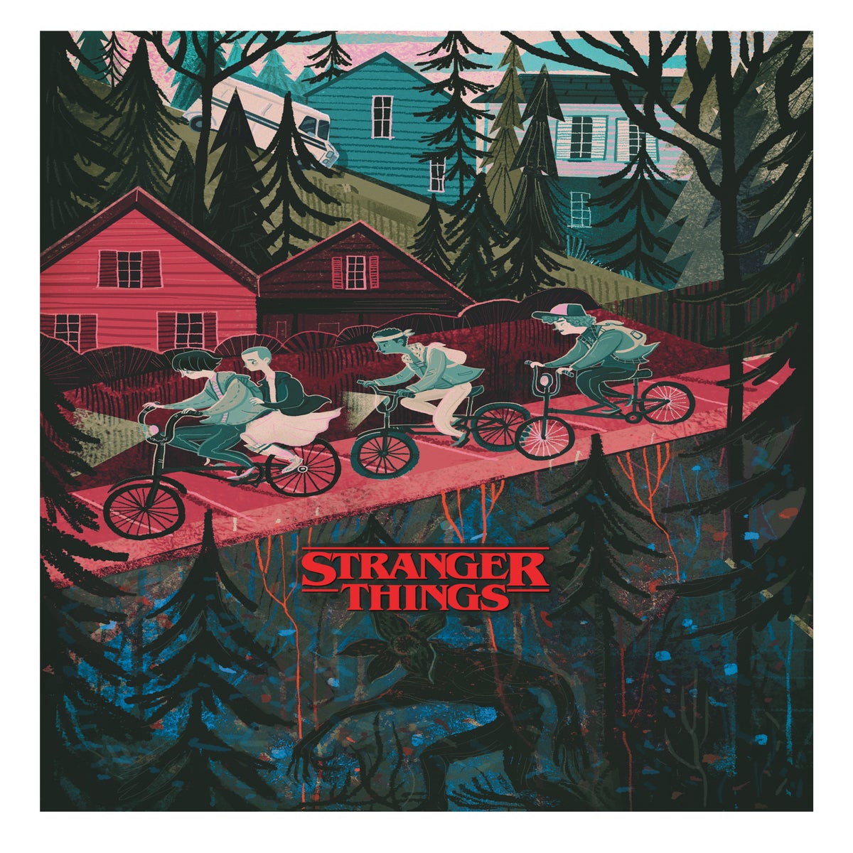 Karl James Mountford — Stranger Things Print