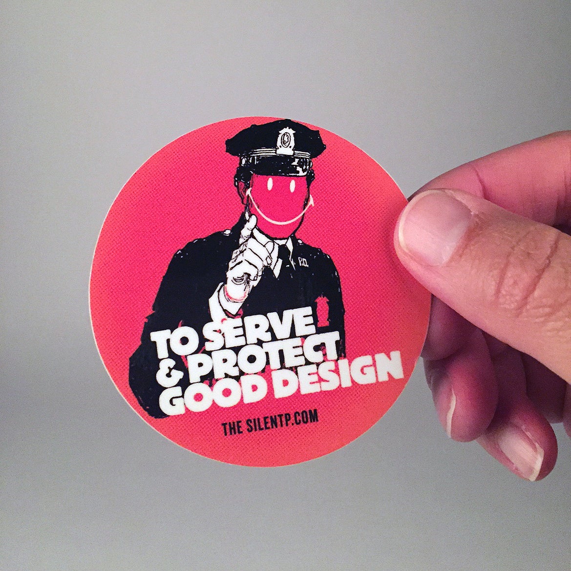 "To Serve and Protect" vinyl sticker TheSilentP