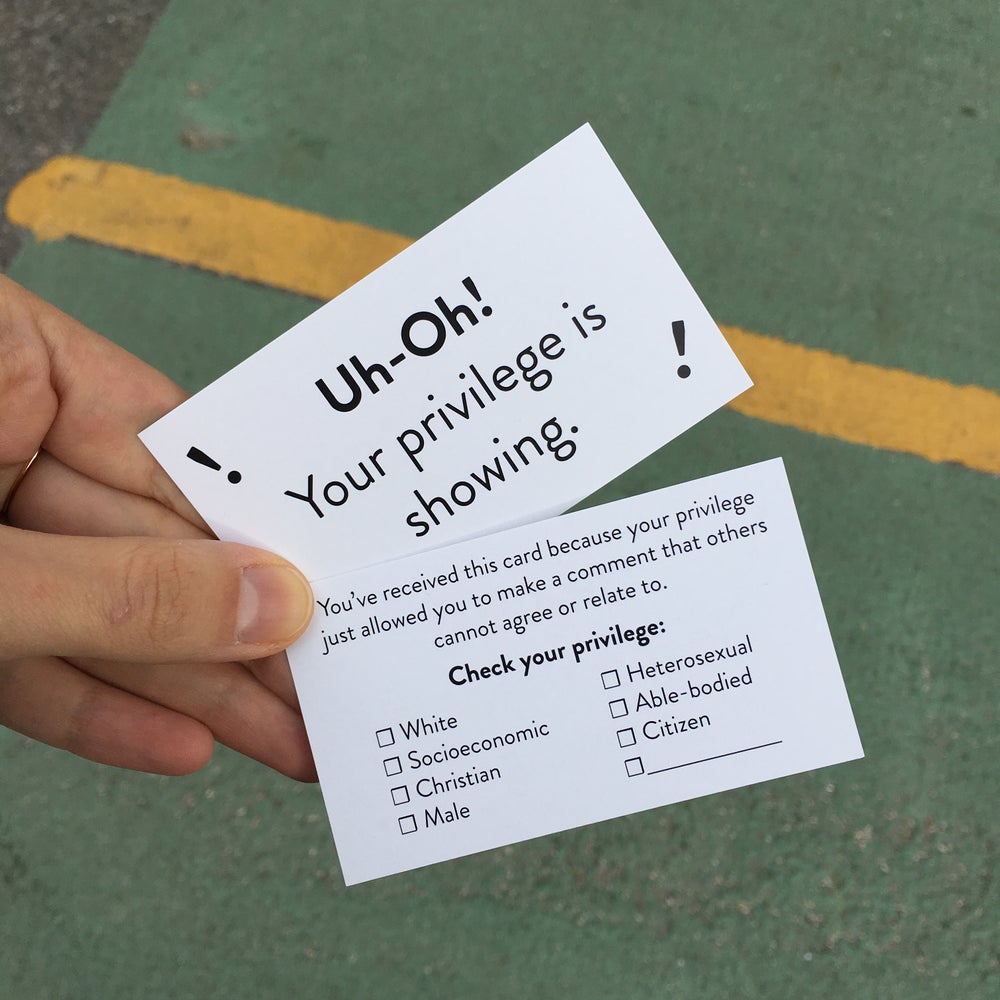 Image of Privilege Cards