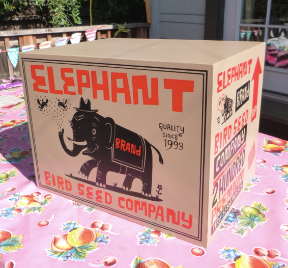 Image of contemporary jewish museum artifact MR.LUNCH BIRD SEED COMPANY BOX