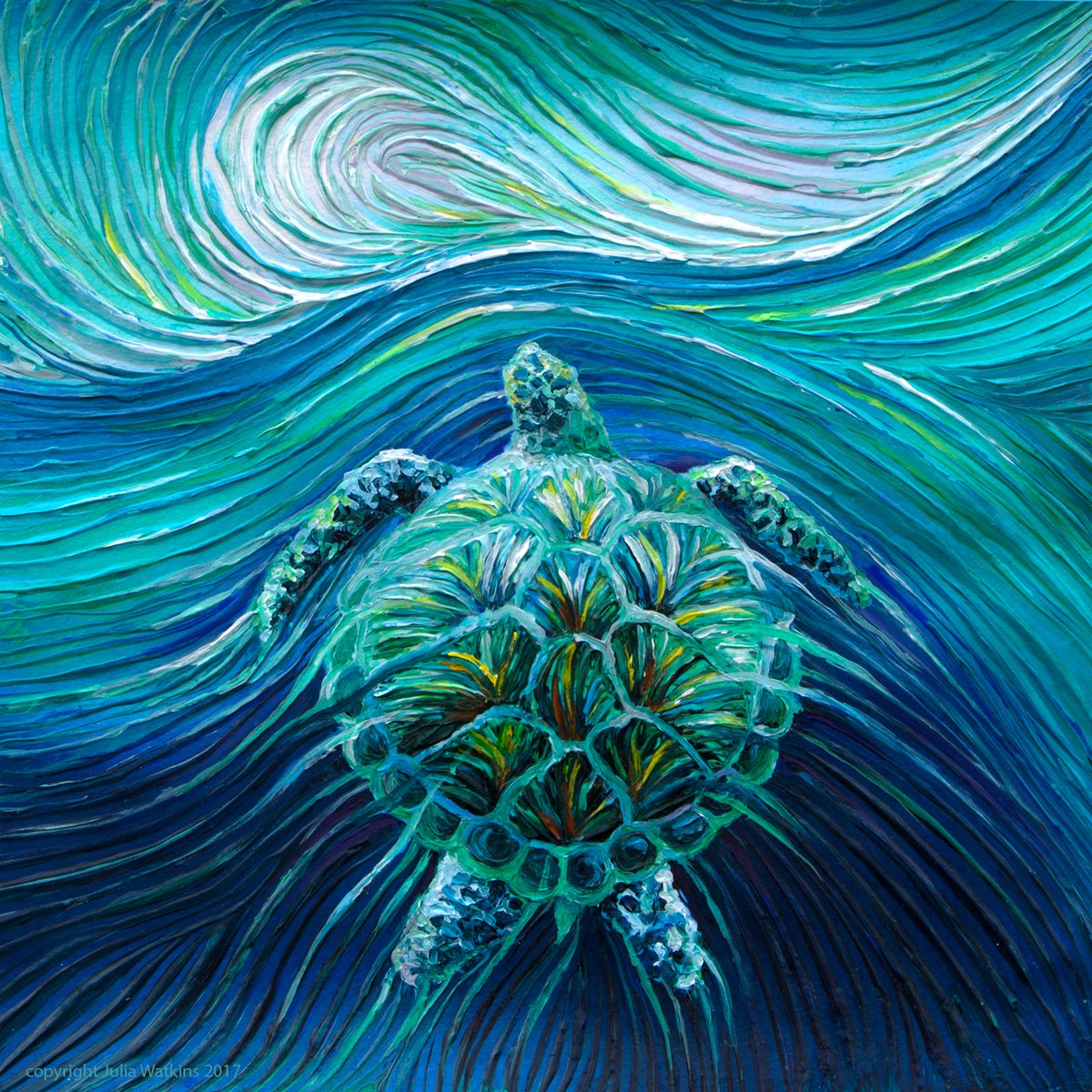 The Energy Art Store By Julia Watkins — Turtle Spirit