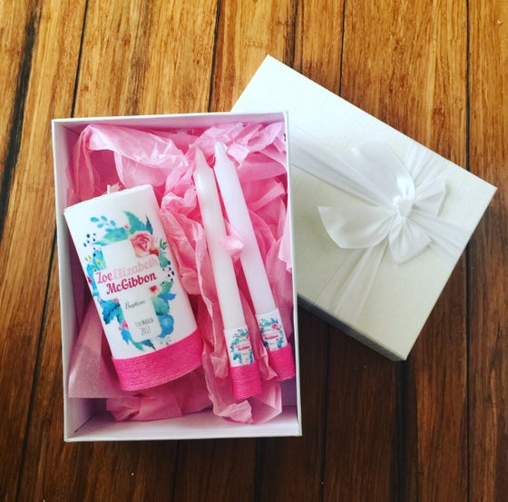 Image of Baptism Candle Set