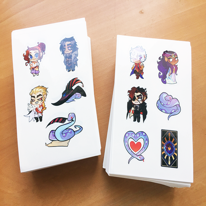 The Nix Hydra Store — The Arcana Stickers