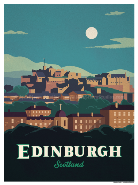 Colinton Tunnel, Edinburgh Case Study – ASD Lighting PLC IdeaStorm Studio Store — Edinburgh Poster