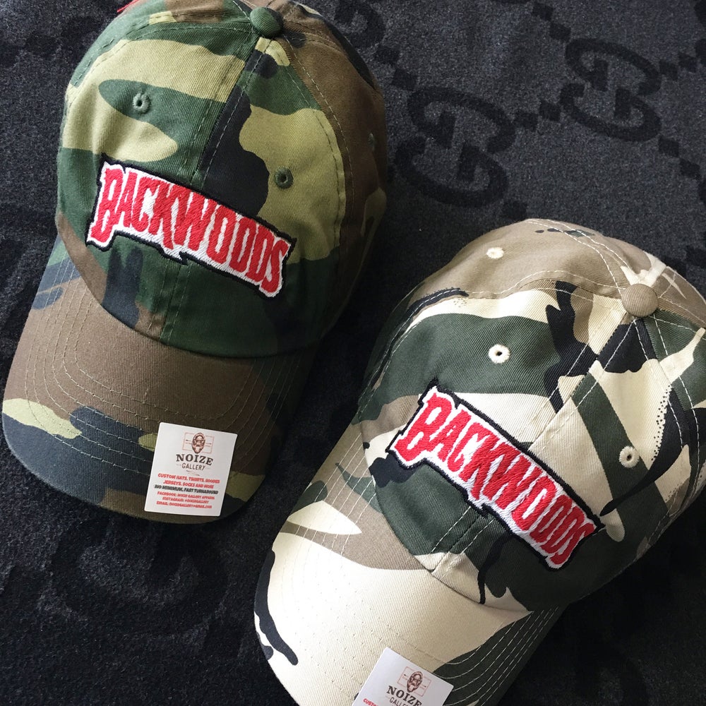 🔥BACKWOODS LIGHT OR DARK "CAMO" Dad Hat *Limited Availability / Noize