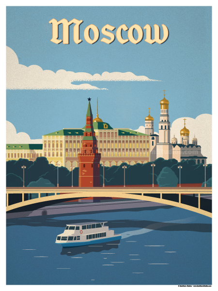 IdeaStorm Studio Store — Moscow River Poster