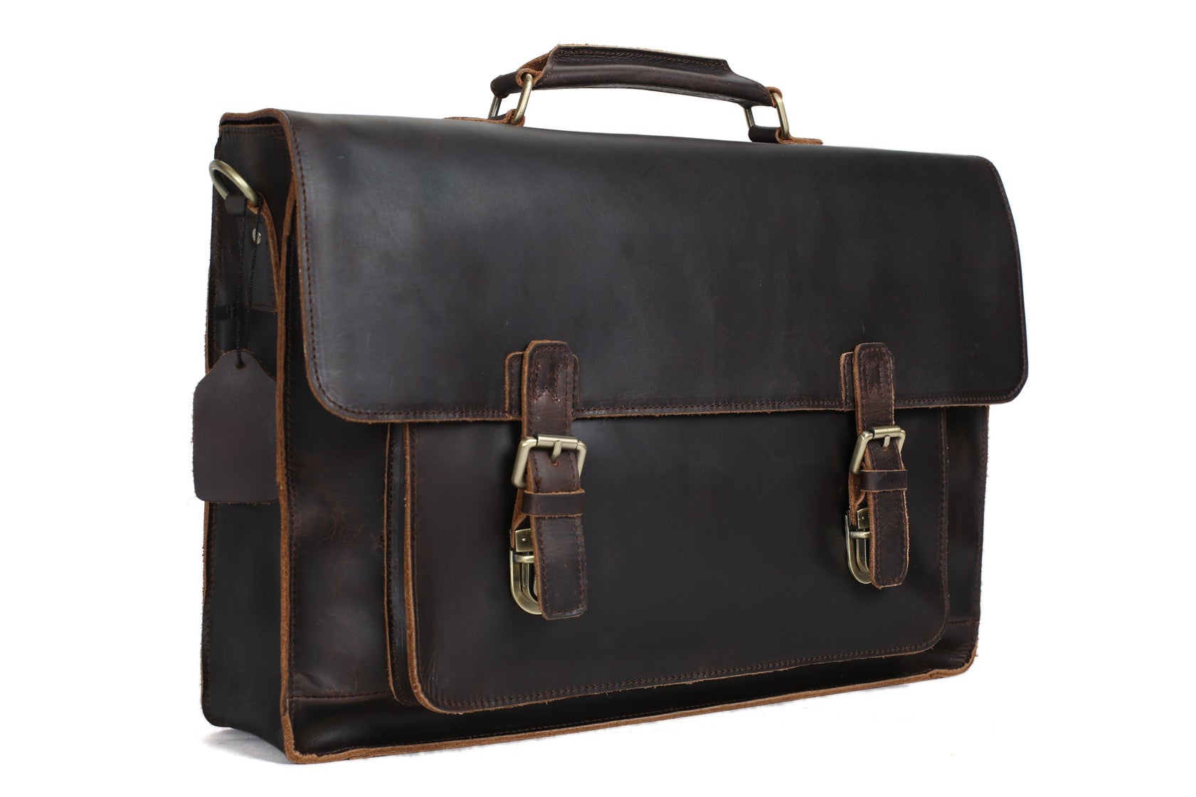 MoshiLeatherBag - Handmade Leather Bag Manufacturer — 17&#39;&#39; Handmade Leather Laptop Bag, Man ...