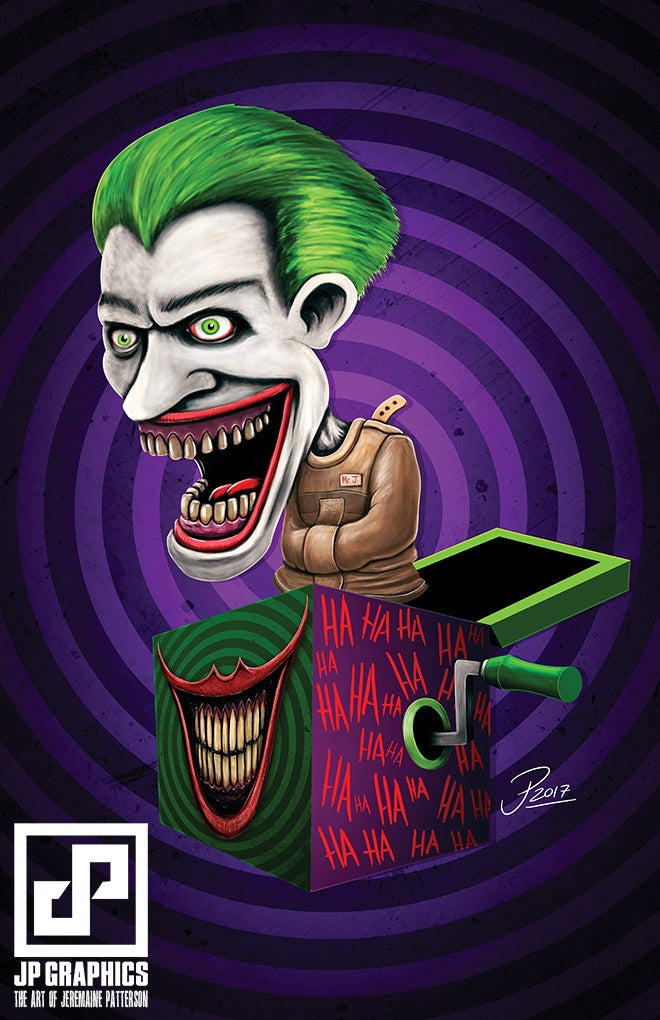 JPGraphicStudios â Joker in a Box Print